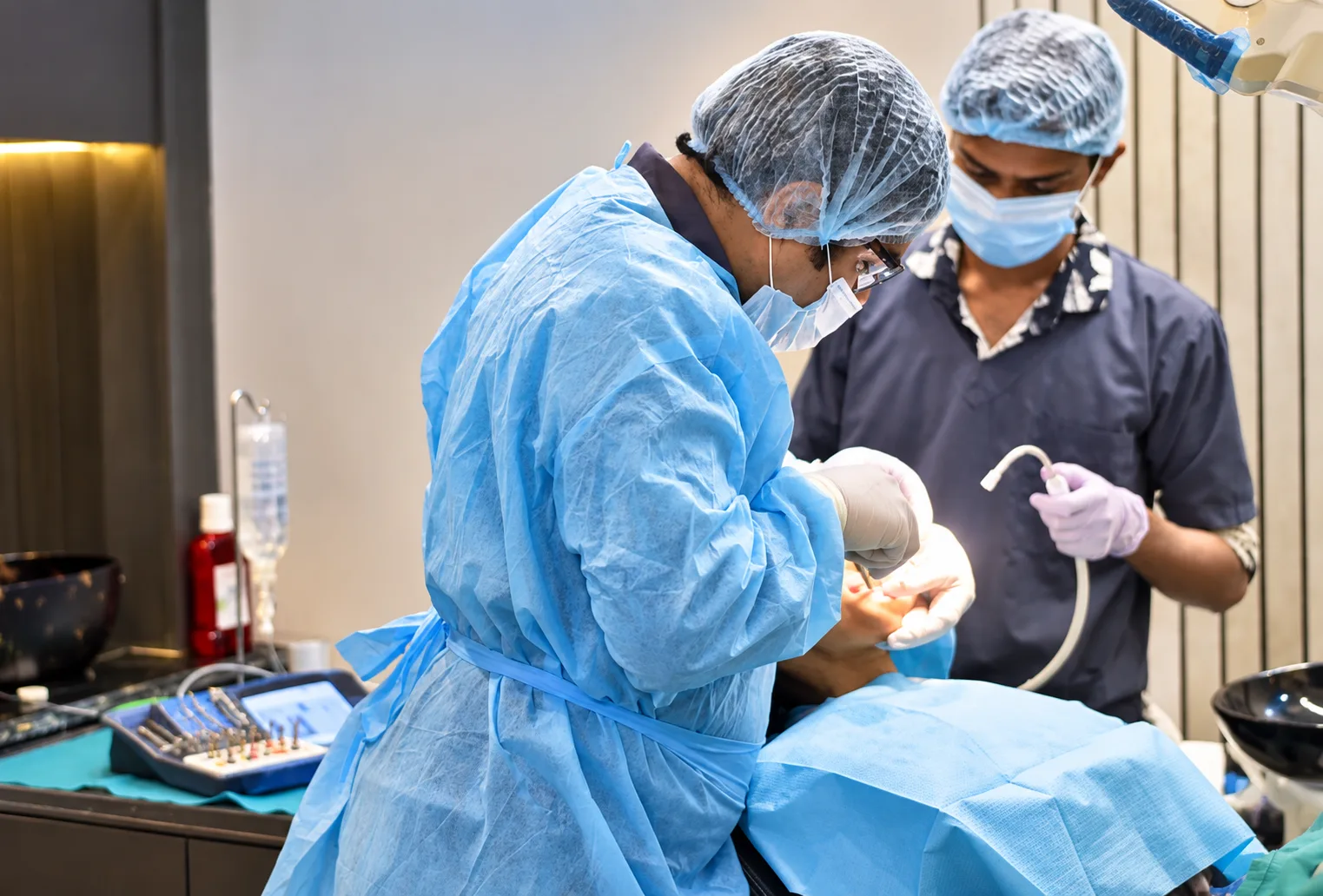 Dental implant surgery at Healing Touch Dental Gurgaon