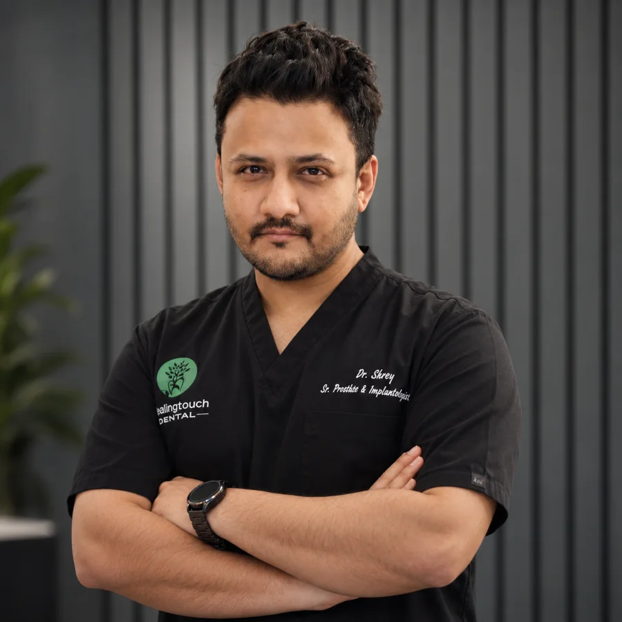 Dr. Shrey Nandi – Principal dentist, root canals, implants and cosmetic dentistry, Healing Touch Dental Gurgaon