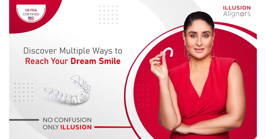 Illusion Aligners clear aligners at Healing Touch Dental Gurgaon